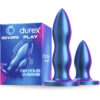 DUREX - TOY SET PLUG ANAL DEEP & DEEPER; Set med två silikonanalpluggar i olika storlekar för gradvis stimulans.