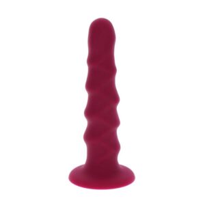 Ribbad dong 12 cm 12 cm röd – Get Real